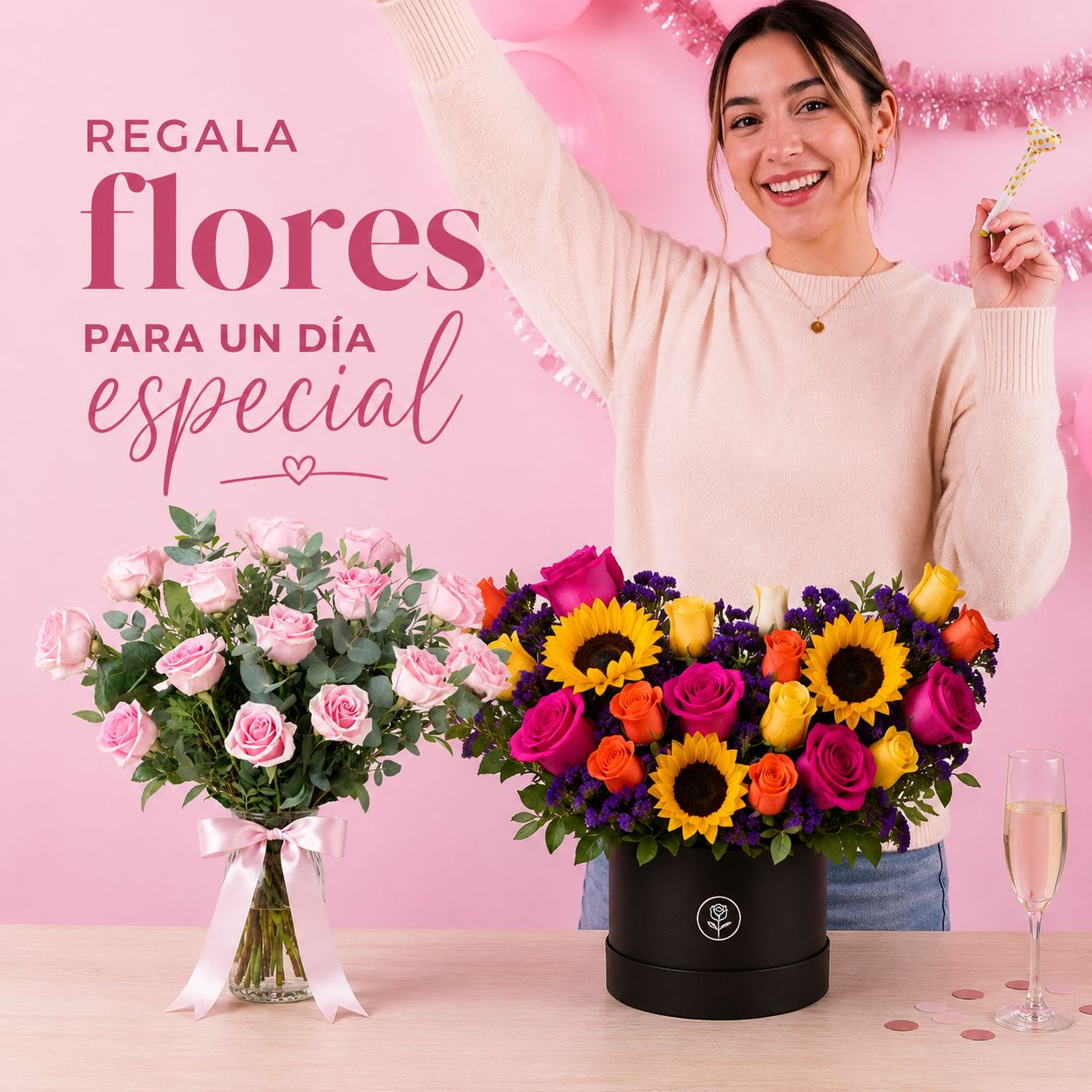 Flores para cumpleaños con entrega hoy